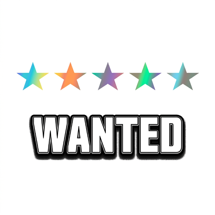 ViceStock™ Wanted Sticker